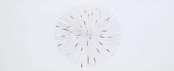 Luce Resinanti, Medusa, 2015, incisione su legno, 2metri x 1 metro