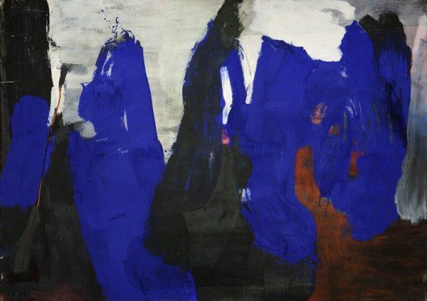 James Brooks -Quod 1961 - olio su tela - 122 x 170 cm. COURTESY Galleria Open Art, Prato