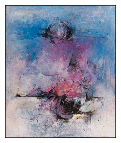 Gianni Ruspaggiari, Senza titolo, 2009, olio su tela, cm 120x100 
