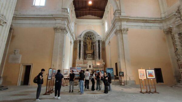  Transmutation, Carla Sello, ex Chiesa San Francesco della Scarpa, particolare allestimento