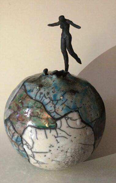 Cinzia Fantozzi, Vertigine, ceramica raku