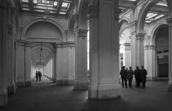 Prospero Sorgato, il Mercato coperto appena terminato e in costruzione, 1927