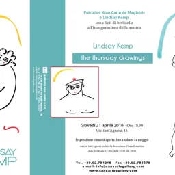 Lindsay Kemp, personale "The thursday drawings"