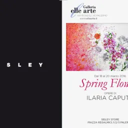 "Spring Flowers" di Ilaria Caputo al Sisley Store di Palermo