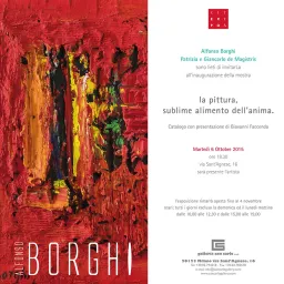 Alfonso Borghi la pittura sublime alimento dell'anima