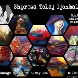 "IN THE MIDDLE OF REAL AND IMAGINARY" Personale d’Arte contemporanea di Shpresa Tolaj Gjonbalaj