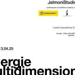 JELMONI STUDIO GALLERY “SINERGIE MULTIDIMENSIONALI”