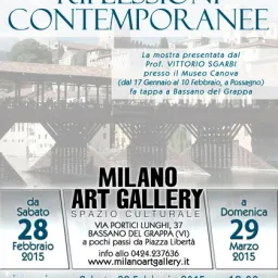 Ottimo esito dell’inaugurazione della mostra “ Riflessioni Contemporanee” alla Milano Art Gallery di Bassano del Grappa organizzata dal rinomato manager Salvo Nugnes che ha presentato artisti come Giromel, Severi e Mariscotti
