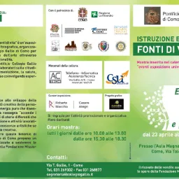 Istruzione ed Energia: Fonti di Vita: Collaborazione tra MUG e Pontificio Collegio Gallio nel contesto Expo Milano 2015