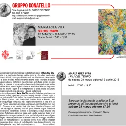 Maria Rita Vita, i fili del tempo