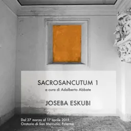 Sacrosanctum #!1 / Joseba Eskubi