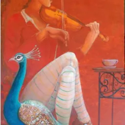 Fiddle in art (Il violino nell'arte) - Dipinti e disegni di Tonino Ospedale