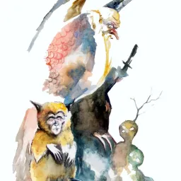 100 spettri per le vie del centro di Treviso e raffigurati nella mostra personale di Francesca Marina Costa