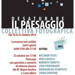 “DESATURARIAMO IL PAESAGGIO CON I FOTOGRAFI DI SPAZI ALL’ARTE”