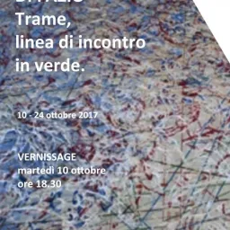 Laura Di Fazio - Trame, linea di incontro in verde