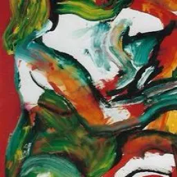 Acrylic on papers Bengt Lindstrom