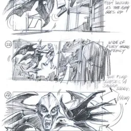 Una matita italiana a Hollywood. Giacomo Ghiazza Storyboard