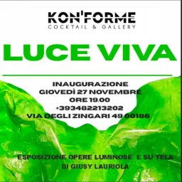 LUCE VIVA di Giusy Lauriola alla KON’FORME Gallery