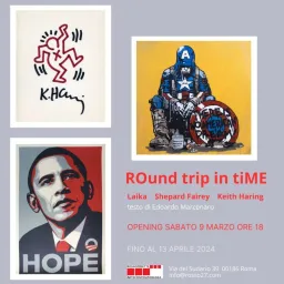 ROund trip in tiME: Laika/Shepard Fairey/Keith Haring 