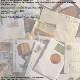 L’arte viaggia per posta e torna a Milano con timbro special