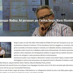 G. Modica, ad personam per l’amico Sergio Mario Illuminato