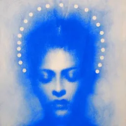 Omar Galliani, Reflections on the lake