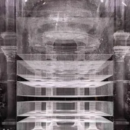 Edoardo Tresoldi, Cube Temple, An ethereal creation of wire