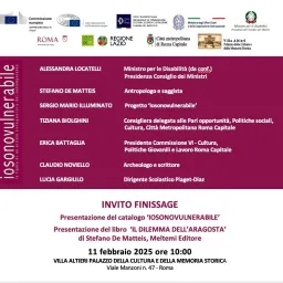 Incontro conclusivo del progetto Iosonovulnerabile di Sergio